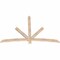 Ekena Millwork Alberta Smooth Timber Gable Bracket, Douglas Fir, 72"W x 48"H x 1 1/2"D x 3 1/2"F, 16/12 Pitch GBW072X48X0204ALB00SDF - alternate 4